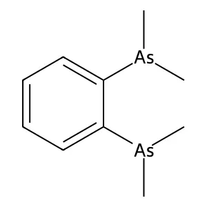 1,2-双(二甲基胂)苯 structure