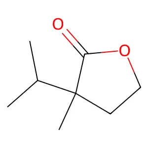 α-异丙基-α-甲基-γ-丁内酯 structure