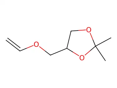 1,3-Dioxolane, 4-[(ethenyloxy)methyl]-2,2-dimethyl- structure