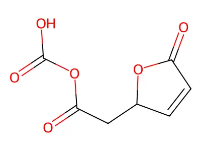 2-羧基-2,5-二氢-5-氧代呋喃-2-乙酸酯 structure