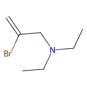 2-bromo-N,N-diethylprop-2-en-1-amine structure
