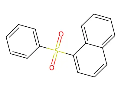 1-(Benzenesulfonyl)naphthalene structure