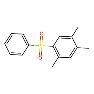 1-(Benzenesulfonyl)-2,4,5-trimethylbenzene structure