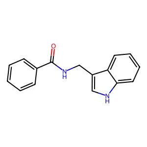 N-(1H-indol-3-ylmethyl)benzamide structure