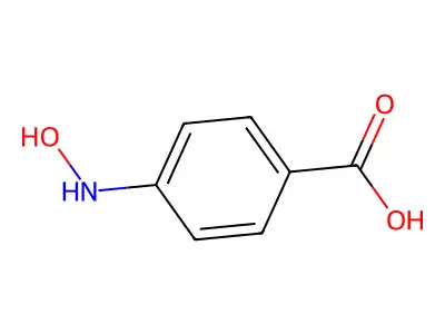 4-(羟氨基)苯甲酸 structure