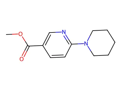Methyl 6-piperidinonicotinate structure