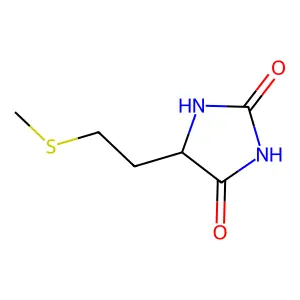 5-(2-Methylthioethyl)hydantoin structure