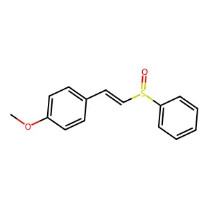 1-Methoxy-4-[2-(phenylsulfinyl)vinyl]benzene structure