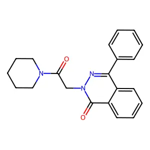 2-(2-Oxo-2-piperidin-1-ylethyl)-4-phenylphthalazin-1-one structure