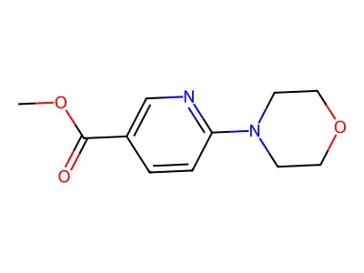 Methyl 6-morpholinonicotinate structure