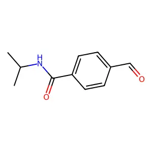 4-甲酰基-N-异丙基苯甲酰胺 structure