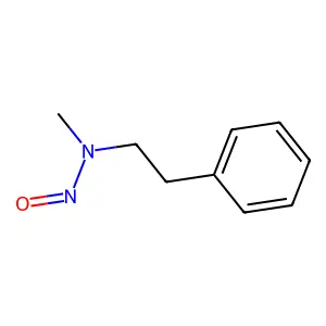 N-methyl-N-nitrosobenzeneethanamine structure