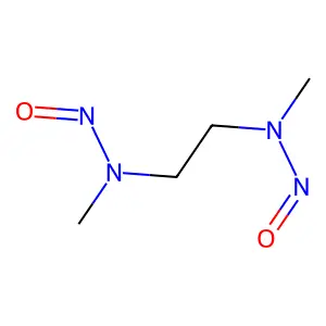 二亚硝基二甲基乙二胺 structure