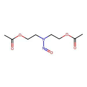 N-亚硝基二乙醇胺二醋酸酯 structure