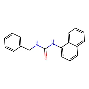 1-Benzyl-3-(1-naphthyl)urea structure