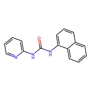 1-Naphthalen-1-yl-3-pyridin-2-ylurea structure