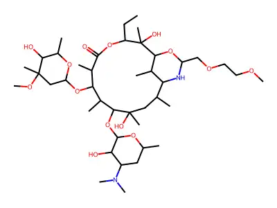Dirithromycin structure