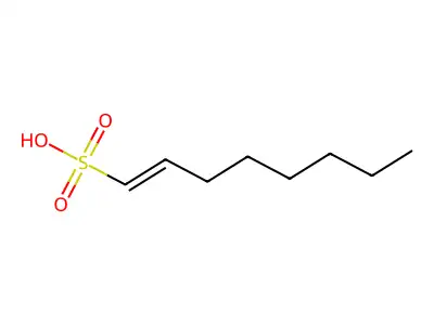 1-Octene-1-sulfonic acid structure
