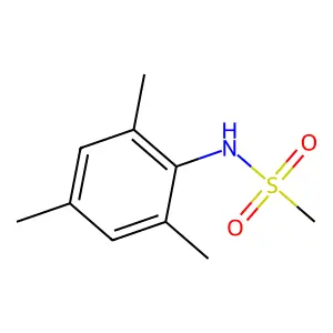N-(2,4,6-trimethylphenyl)methanesulfonamide structure