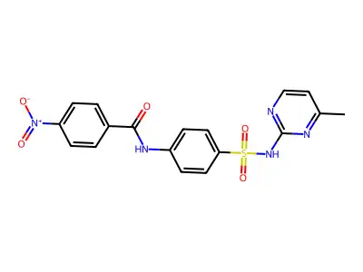 N-{4-[(4-methylpyrimidin-2-yl)sulfamoyl]phenyl}-4-nitrobenzamide structure