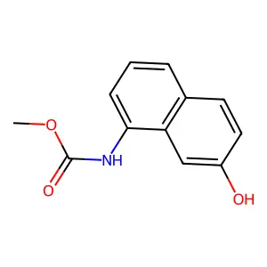7-羟基-1-萘基氨基甲酸甲酯 structure