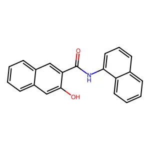 3-hydroxy-N-1-naphthyl-2-naphthamide structure