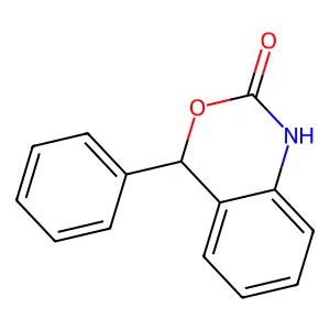 2H-3,1-Benzoxazin-2-one, 1,4-dihydro-4-phenyl- structure