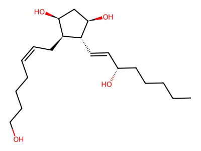 Prostaglandin F2alpha alcohol structure