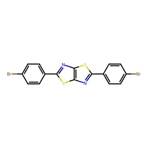 2,5-Bis(4-bromophenyl)thiazolo[5,4-d]thiazole structure
