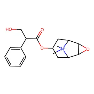 甲溴东莨菪碱 structure