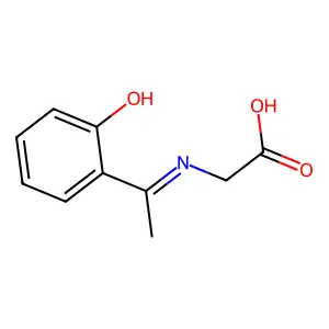 Glycine, N-[1-(2-hydroxyphenyl)ethylidene]- structure