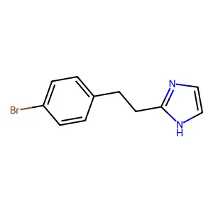 2-[2-(4-bromophenyl)ethyl]-1H-imidazole structure