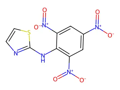 N-(2,4,6-Trinitrophenyl)-2-thiazolamine structure
