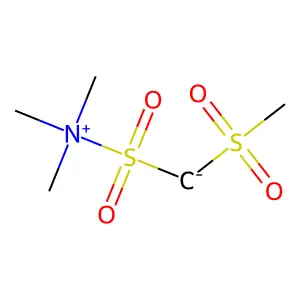 Methanaminium, N,N-dimethyl-N-(((methylsulfonyl)methyl)sulfonyl)-, inner salt structure
