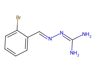 2-[(2-Bromophenyl)methylideneamino]guanidine structure