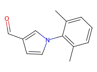 1-(2,6-dimethylphenyl)-1H-pyrrole-3-carbaldehyde structure