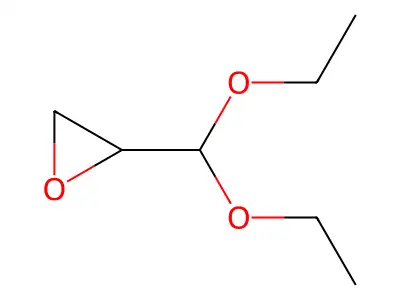 Glycidaldehyde diethyl acetal structure