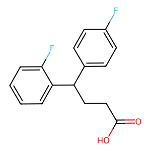 4,4-双(4-氟苯基)丁酸 structure
