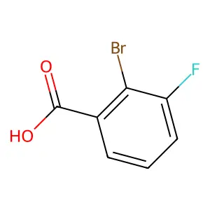 2-溴-3-氟苯甲酸 structure