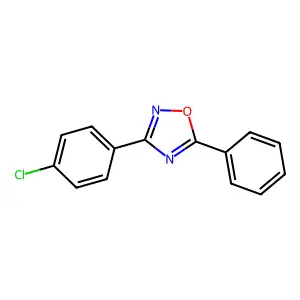 3-(4-Chlorophenyl)-5-phenyl-1,2,4-oxadiazole structure