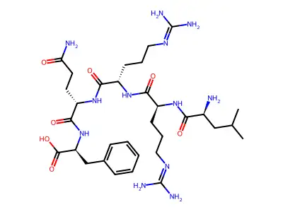 Dynorphin B (5-9) structure
