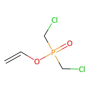 Phosphinic acid, bis(chloromethyl)-, ethyl ester structure