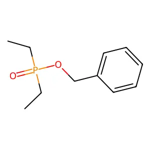 Phosphinic acid, diethyl-, benzyl ester structure