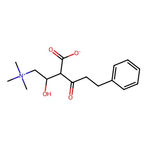 3-Phenylpropionylcarnitine structure