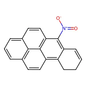 6-Nitro-9,10-dihydrobenzo(a)pyrene structure