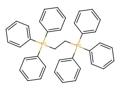 Triphenyl(2-(triphenylphosphoranyl)ethyl)phosphorane structure