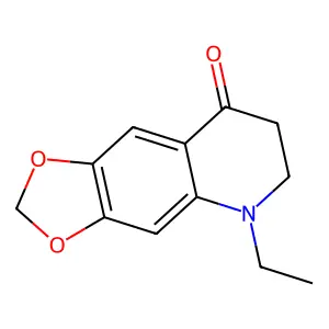 5-Ethyl-6,7-dihydro-1,3-dioxolo[4,5-g]quinolin-8(5H)-one structure