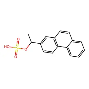 1-菲-2-基乙基磺酸氢酯 structure