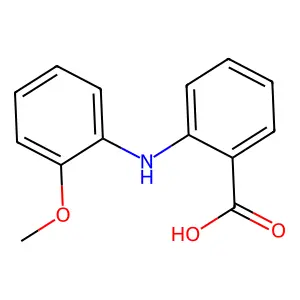 2-(2-甲氧基苯氨基)苯甲酸 structure