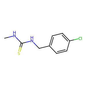 1-(4-Chlorobenzyl)-3-methylthiourea structure